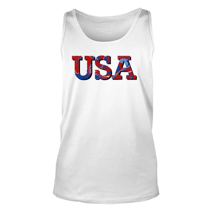 Usa July 4Th Fourth Patriotic United States Of America Unisex Tank Top
