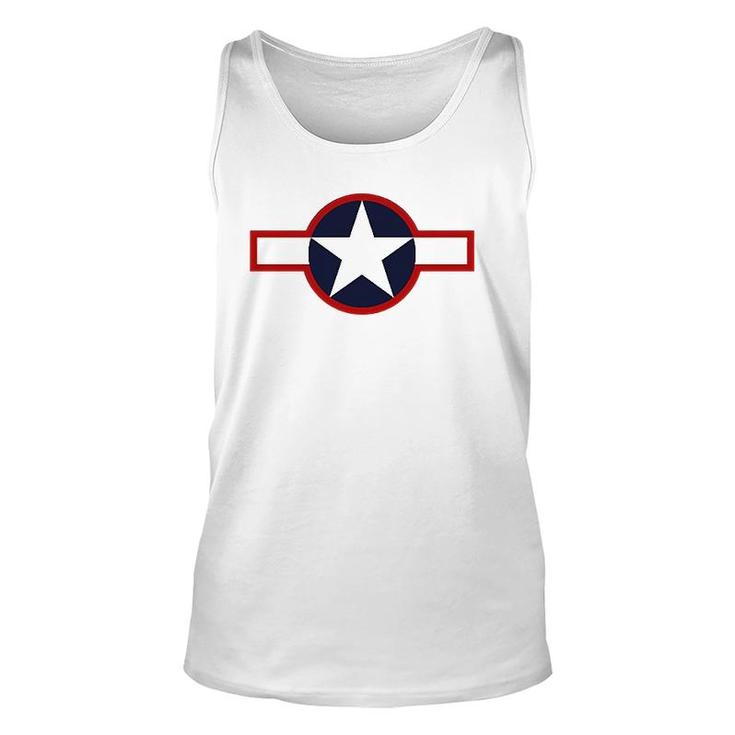 Usaf Air Force Roundel 1943 Ver2 Unisex Tank Top