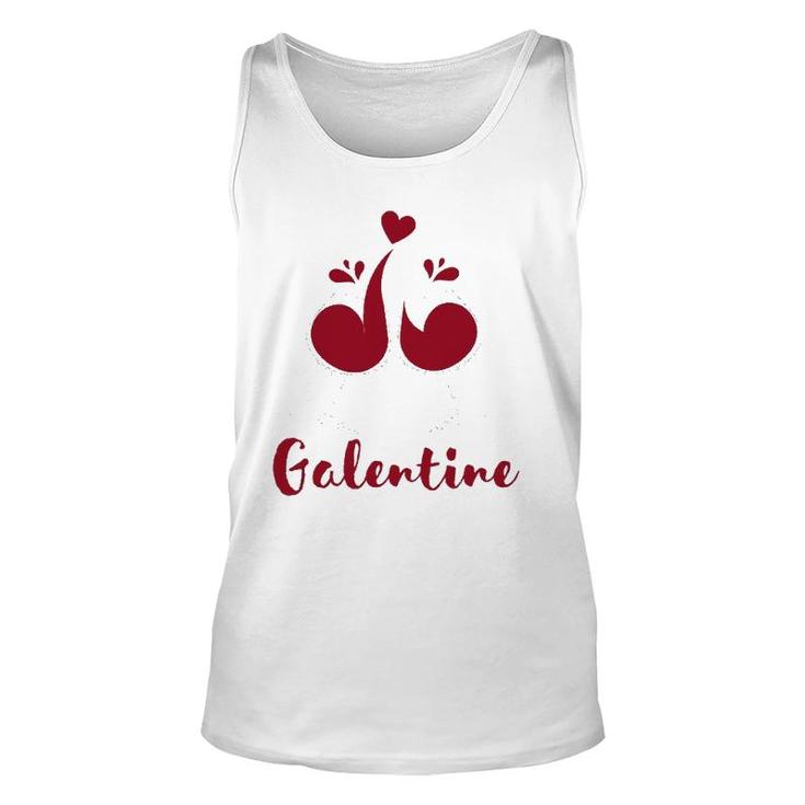 Valentines Galentines Day Gift For Her Unisex Tank Top