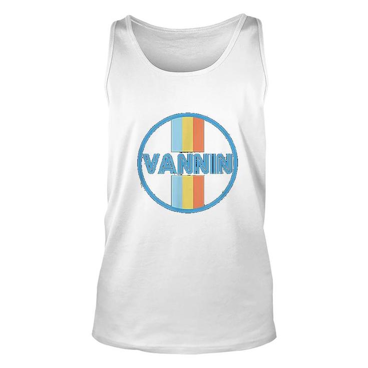 Vannin  Retro Vanner Vanning Nation Van Lifestyle Unisex Tank Top