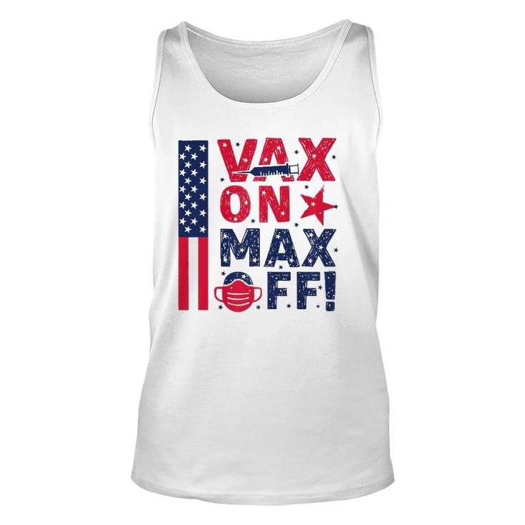 Vax On Max Off  Gift Unisex Tank Top
