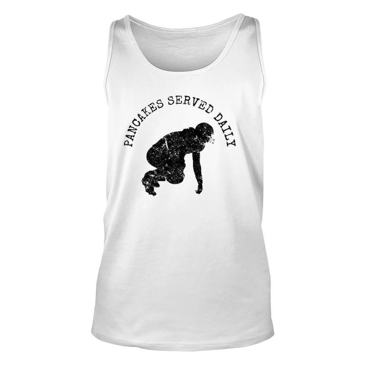 Vintage Football Player Defensive Offensive Lineman Quote Unisex Tank Top