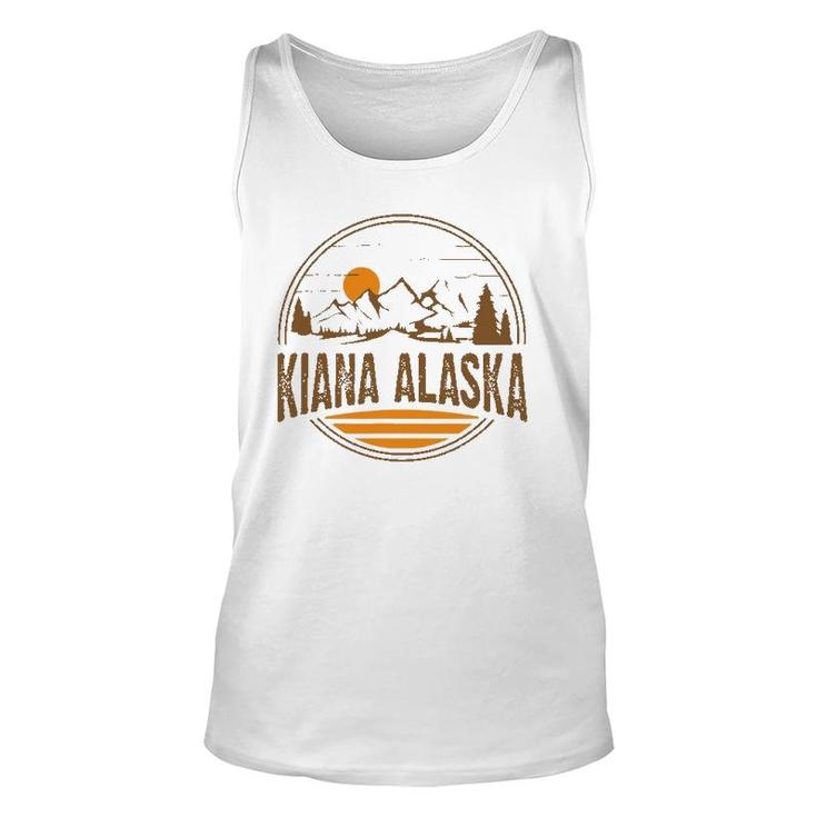 Vintage Kiana, Alaska Mountain Hiking Souvenir Print Unisex Tank Top