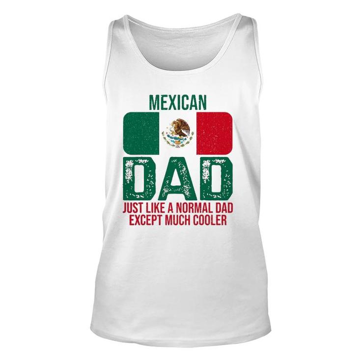 Mens Vintage Mexican Dad Mexico Flag For Father's Day Tank Top