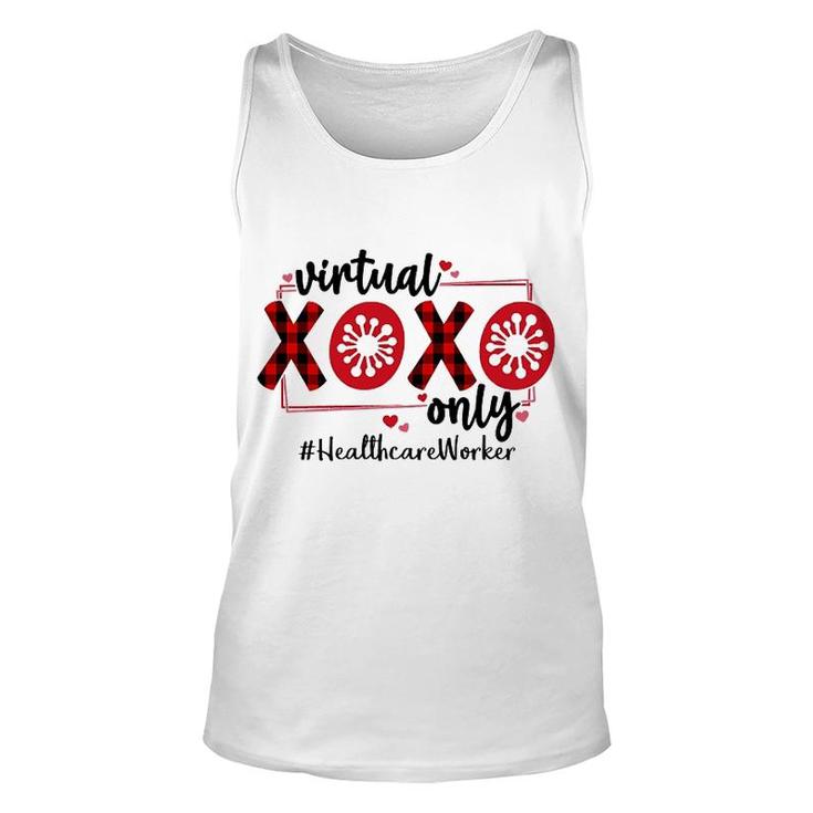 Virtual Xoxo Only Healthcare Worker Unisex Tank Top