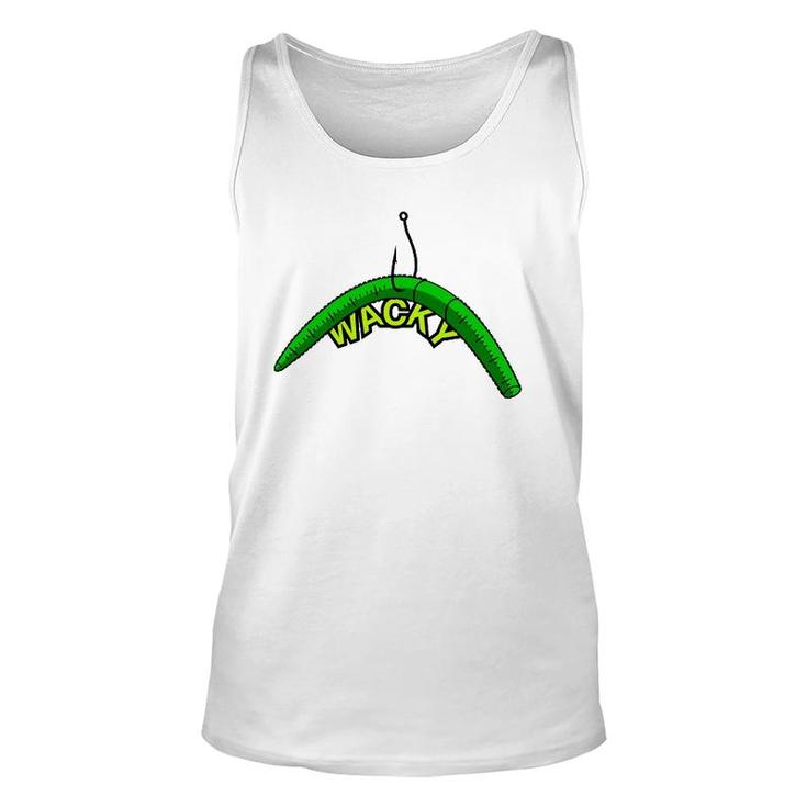 Wacky Rig Worm The Fishing Lure That Always Catches Bass Unisex Tank Top