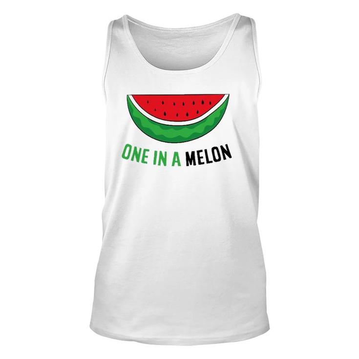 Watermelon Some Melon One In A Melon Unisex Tank Top
