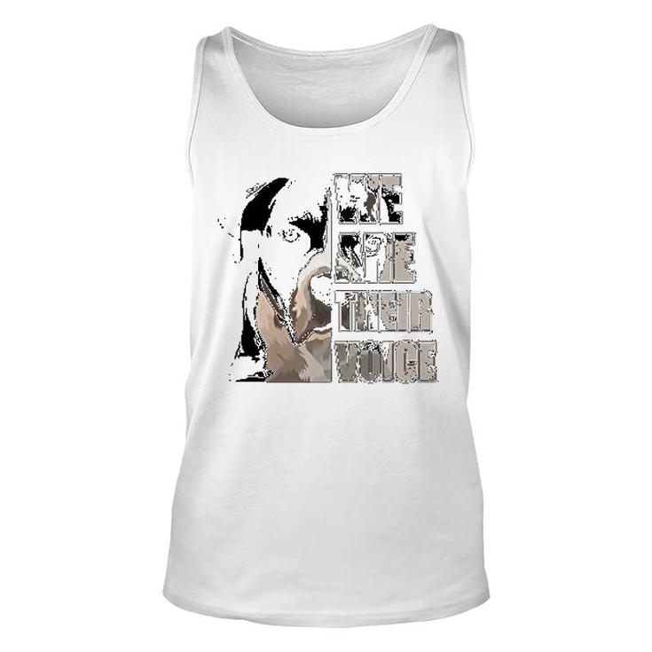 We Are Their Voice Pitbull Unisex Tank Top