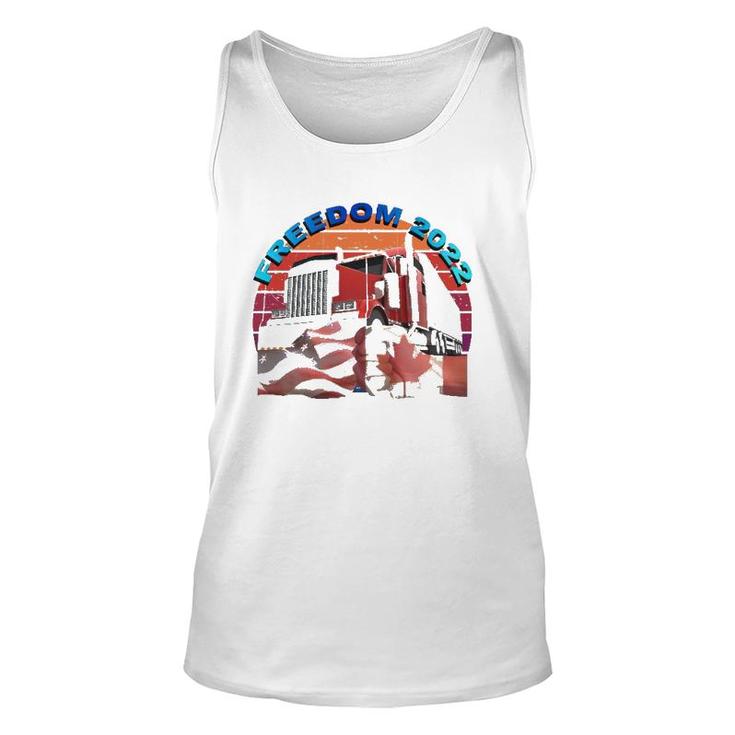 We The People Freedom 2022 Truck Drivers United Unisex Tank Top