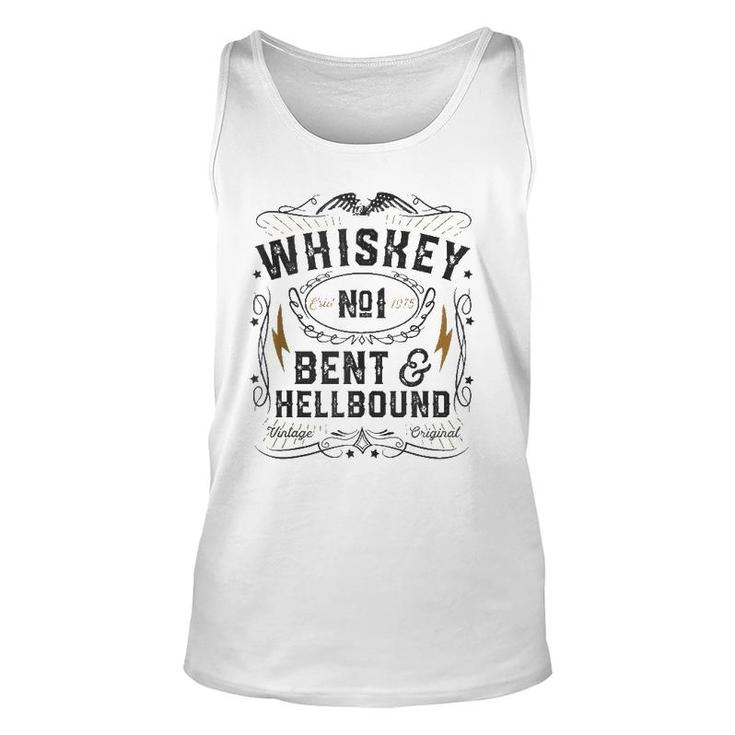 Whiskey Bent And Hellbound Country Music Biker Bourbon Tank Top