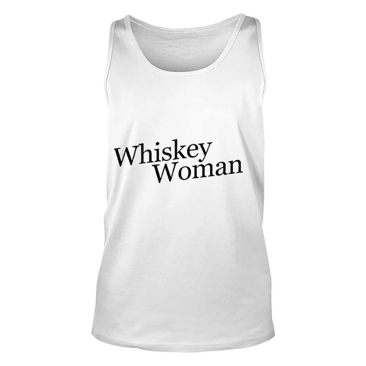 Whiskey Woman Basic Unisex Tank Top