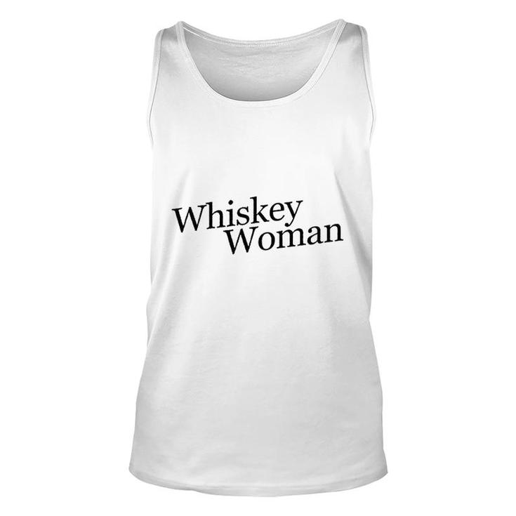 Whiskey Woman Unisex Tank Top