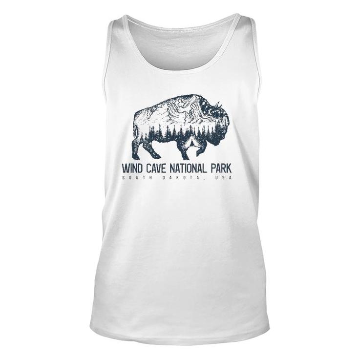 Wind Cave National Park Sd Bison Buffalo Tee Unisex Tank Top