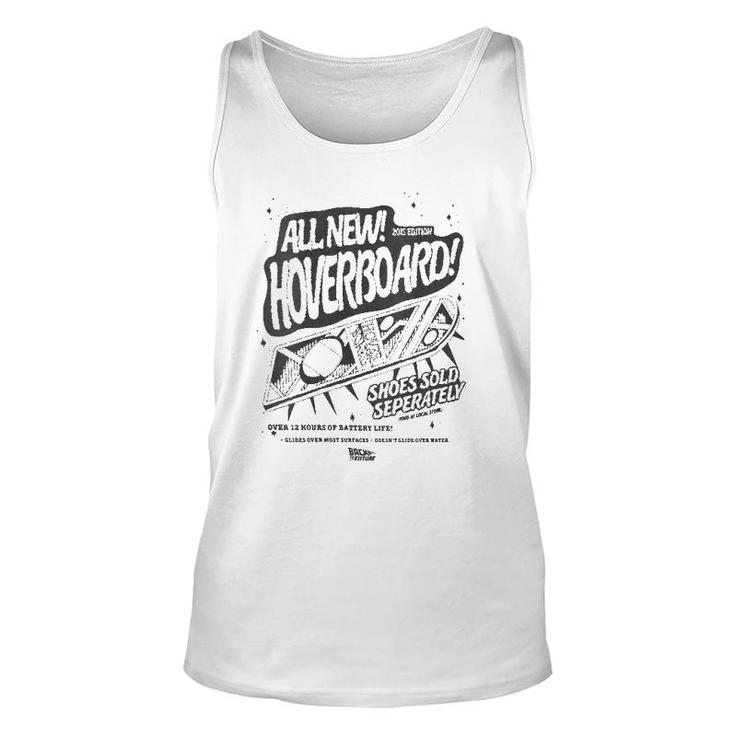 Womens Back To The Future All New Hoverboard Flyer Unisex Tank Top