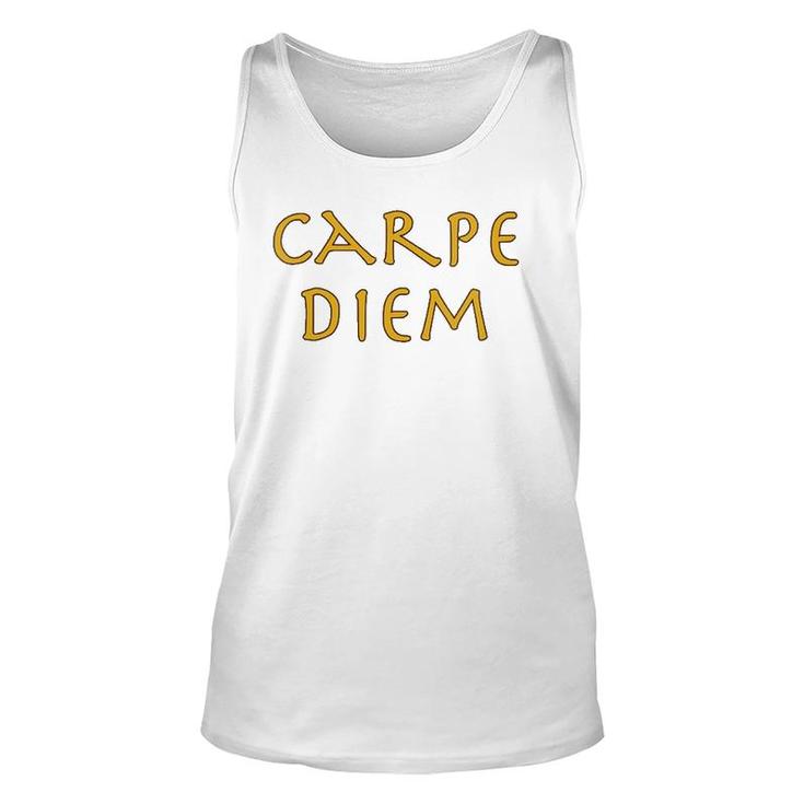 Womens Carpe Diem Happiness Inspiration For Busy People Unisex Tank Top