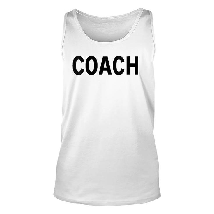 Womens Coach Employee Appreciation Gift Unisex Tank Top