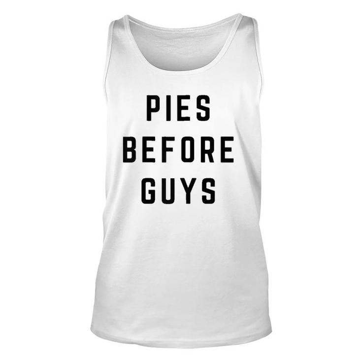 Womens Pies Before Guys Unisex Tank Top