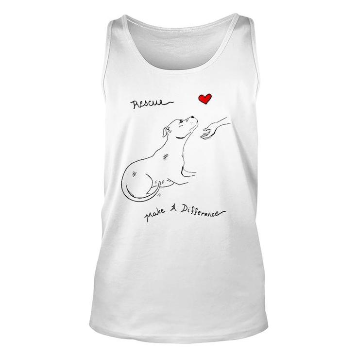 Womens Pitbull Dog Rescue Foster & Adopt Pit Bull Lover  Unisex Tank Top