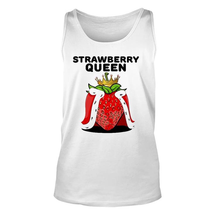 Womens Strawberry Queen  For Strawberry Lovers Unisex Tank Top