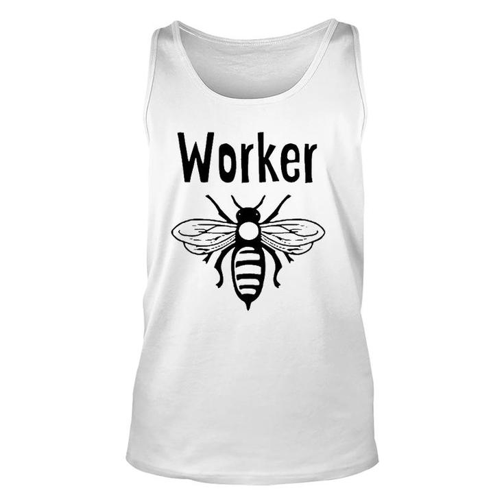 Worker Bee Funny Novelty Beekeeper Beekeeping Gift Unisex Tank Top