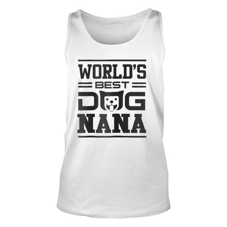 World's Best Dog Nana Unisex Tank Top