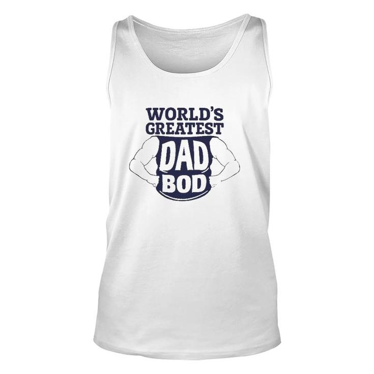 World's Greatest Dad Bod Father's Day Unisex Tank Top