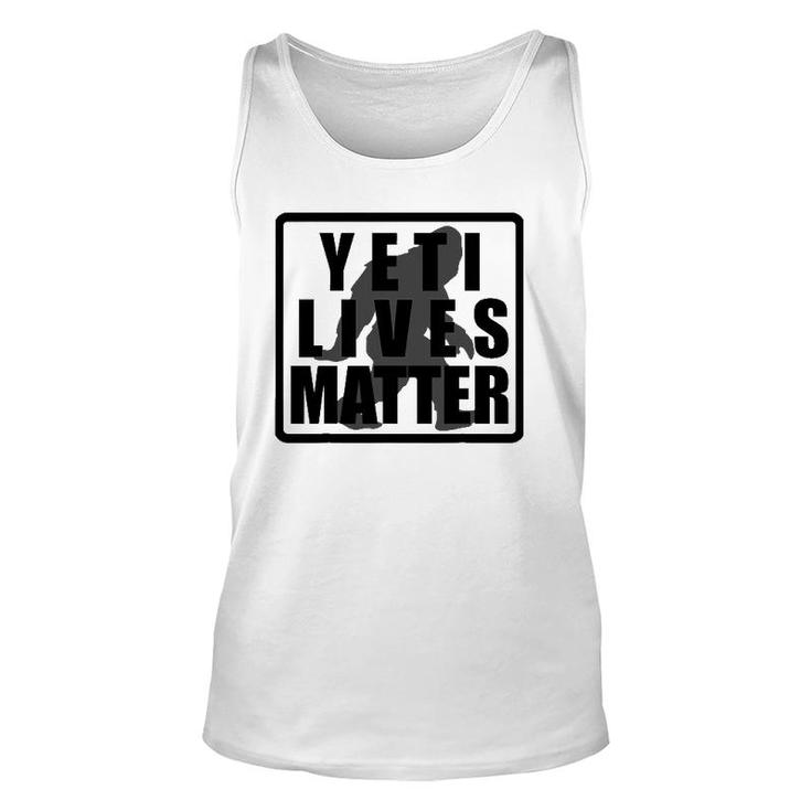 Yeti Lives Matter Men Women Gift Unisex Tank Top