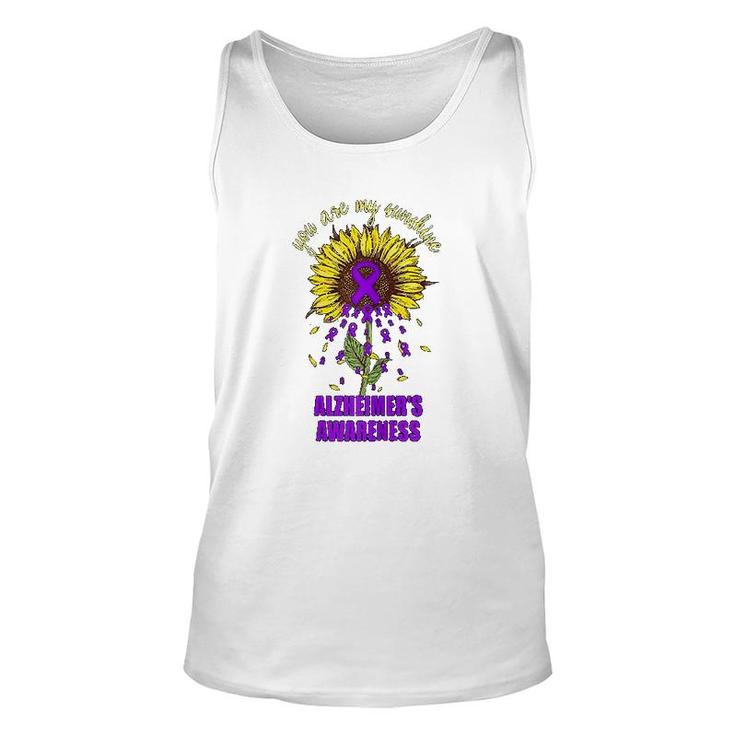 You Are My Sunshine Alzheimers Awareness Unisex Tank Top