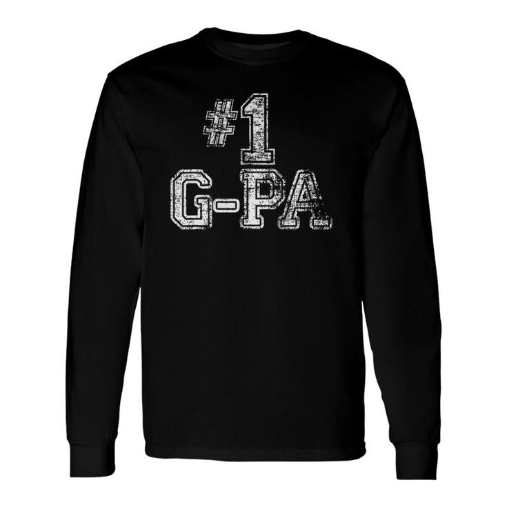 1 G-Pa Number One Father's Day Tee Long Sleeve T-Shirt T-Shirt