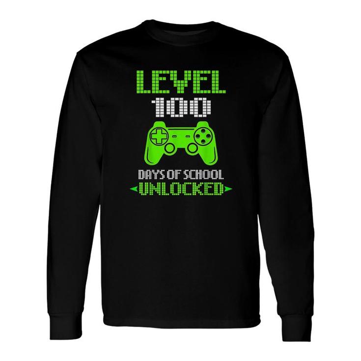 100th Day Of School Video Games Long Sleeve T-Shirt T-Shirt