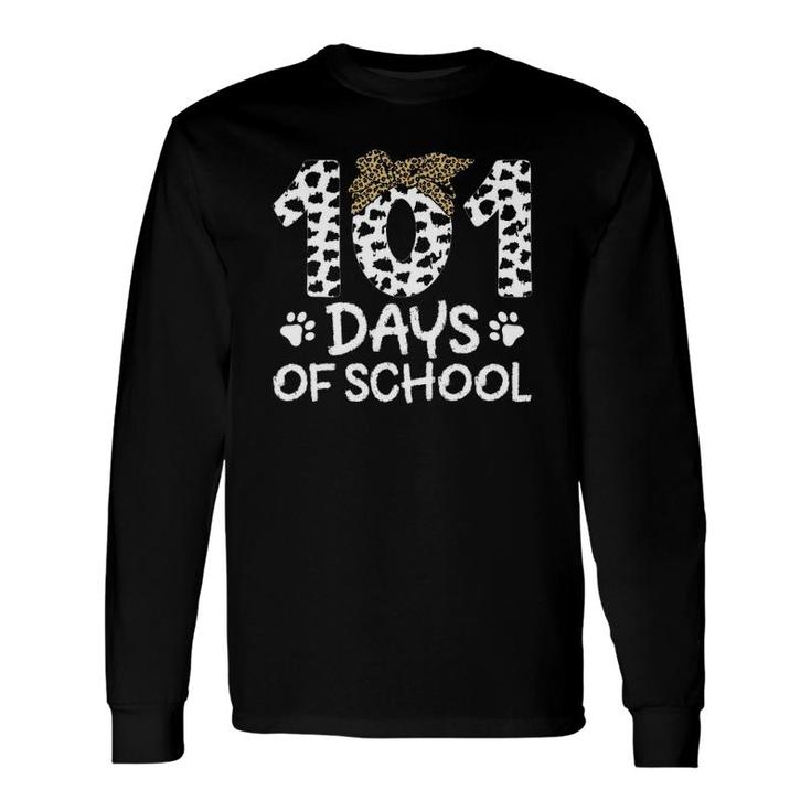101 Days Of School Dalmatian Dog 101St Day Of School Teacher Long Sleeve T-Shirt T-Shirt