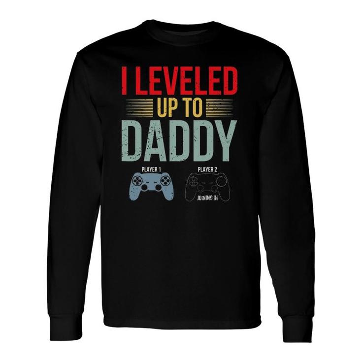 1St Time Dad Est 2022 New First Fathers Gaming Daddy 2022 Long Sleeve T-Shirt T-Shirt