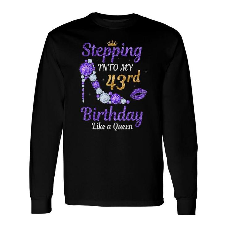 43 Years Old Ladies Lady 43Rd Birthday Long Sleeve T-Shirt