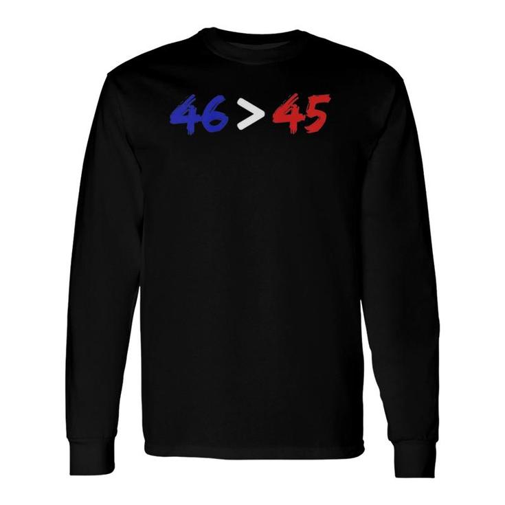 46 45 The 46Th President Will Be Greater Than The 45Th Raglan Baseball Tee Long Sleeve T-Shirt T-Shirt
