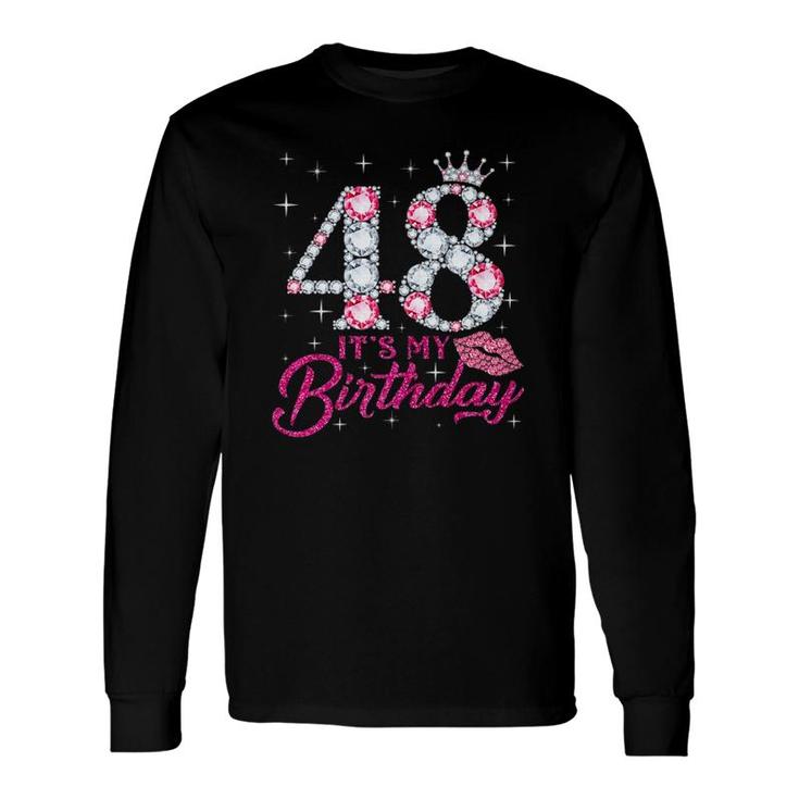48 It's My Birthday 1974 48Th Birthday Tee For Premium Long Sleeve T-Shirt T-Shirt
