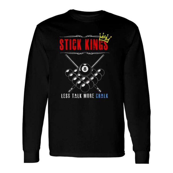 8 Ball Pool Billiards Stick Kings Player Tee Raglan Baseball Tee Long Sleeve T-Shirt T-Shirt