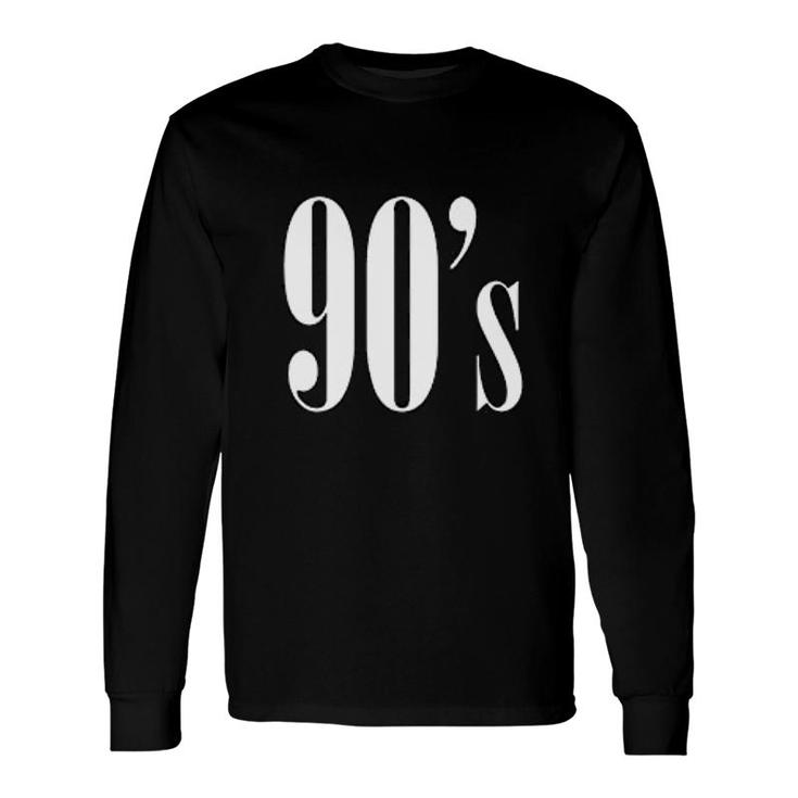 90s Basic And Simple Style Long Sleeve T-Shirt
