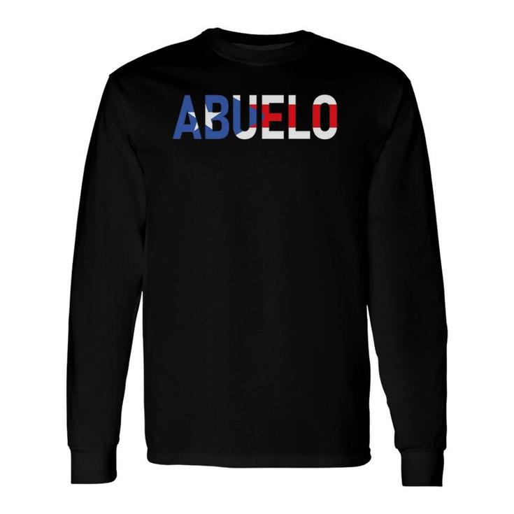 Abuelo Puerto Rico Flag Puerto Rican Pride Father's Day Long Sleeve T-Shirt T-Shirt