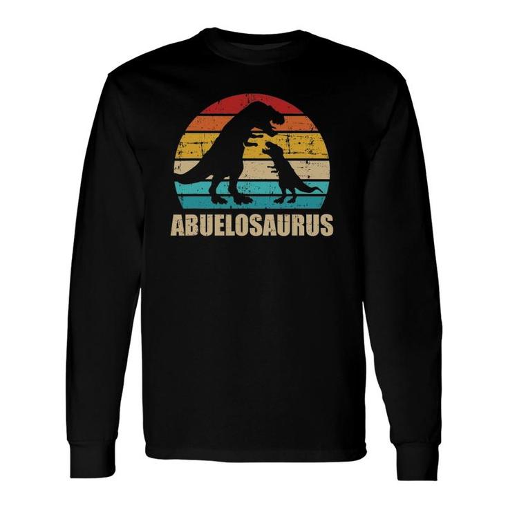Abuelosaurus Vintage Retro Para Abuelo Long Sleeve T-Shirt T-Shirt