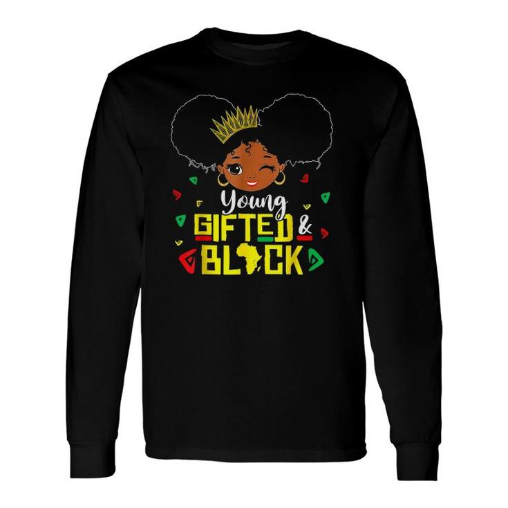 Afro Young ed And Black Apparel African Melanin Long Sleeve T-Shirt T-Shirt