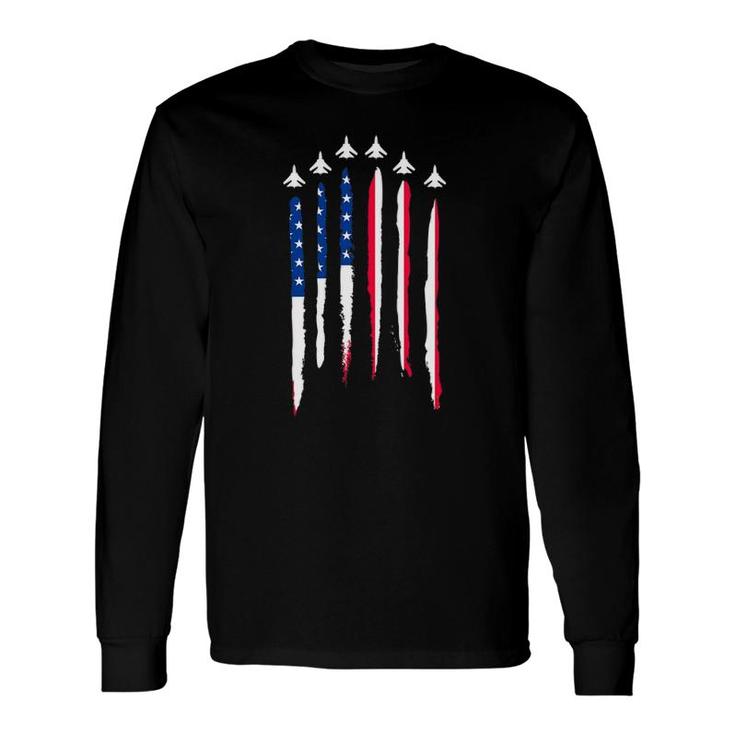 Air Force Flyover 4Th Of July Long Sleeve T-Shirt T-Shirt