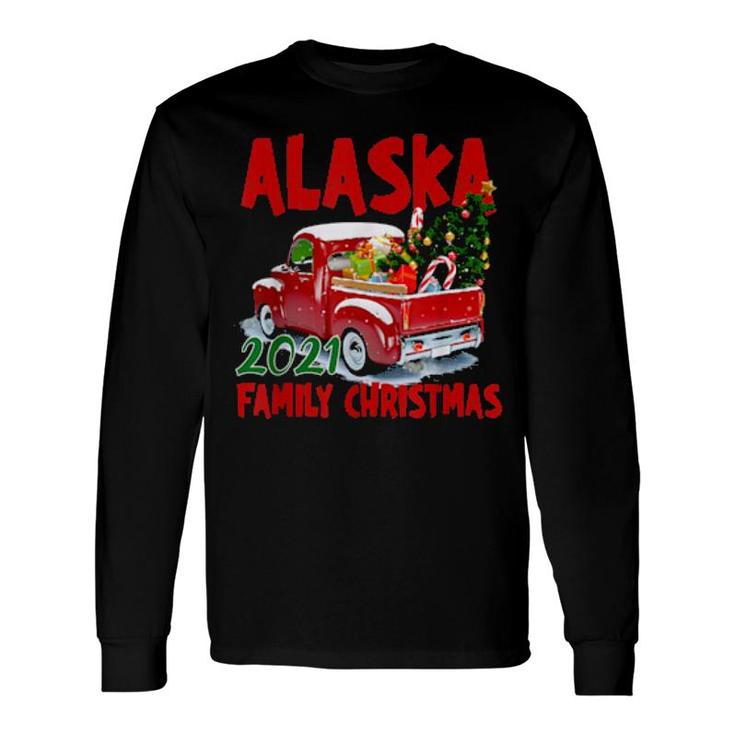 Alaska Christmas 2021 Matching Christmas Pajama Set Long Sleeve T-Shirt T-Shirt
