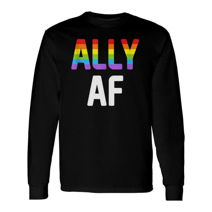 Ally Af Gay Pride Lgbtq Lesbian Support Advocate Long Sleeve T-Shirt T-Shirt