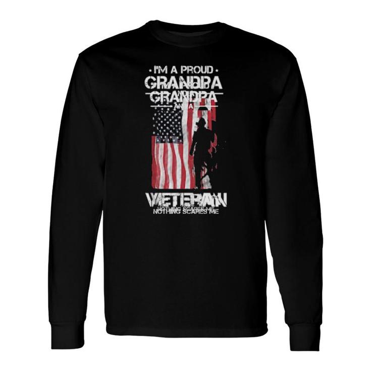 American Flag Us Grandpa Vet Veterans Day Long Sleeve T-Shirt T-Shirt