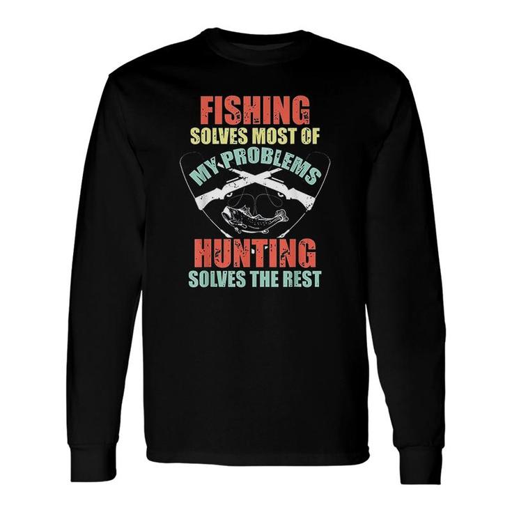 Angler Fishing Hunting Sports Fish Long Sleeve T-Shirt T-Shirt