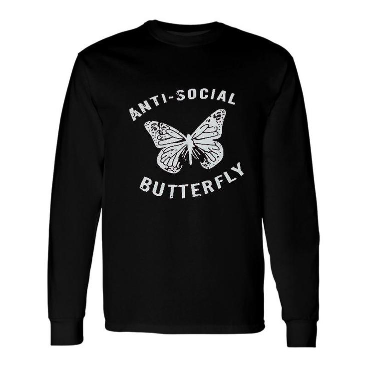 Antisocial Butterfly Long Sleeve T-Shirt