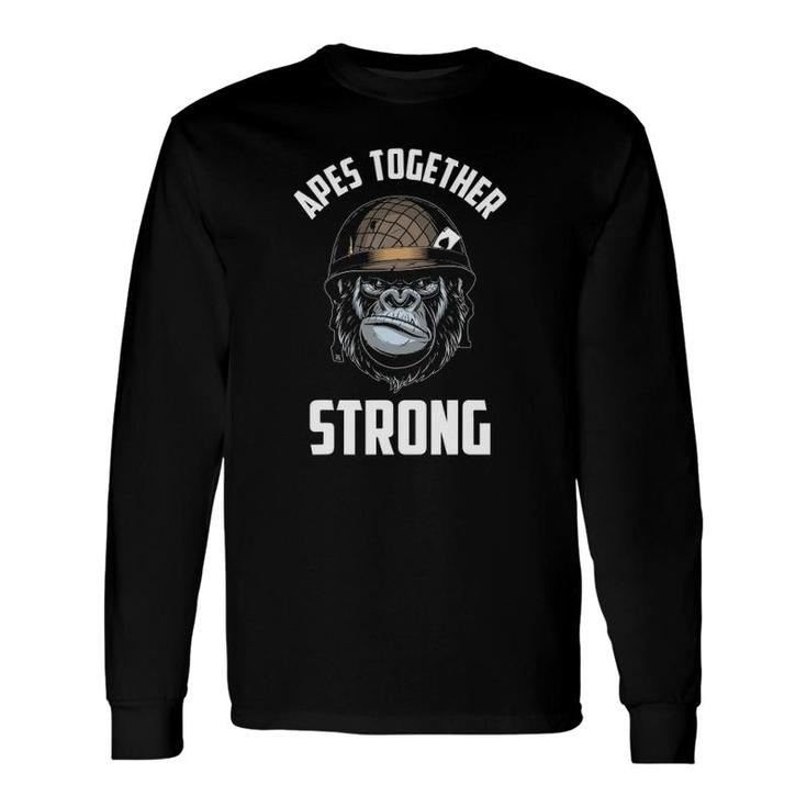 Apes Together Strong Amc Gme Long Sleeve T-Shirt T-Shirt