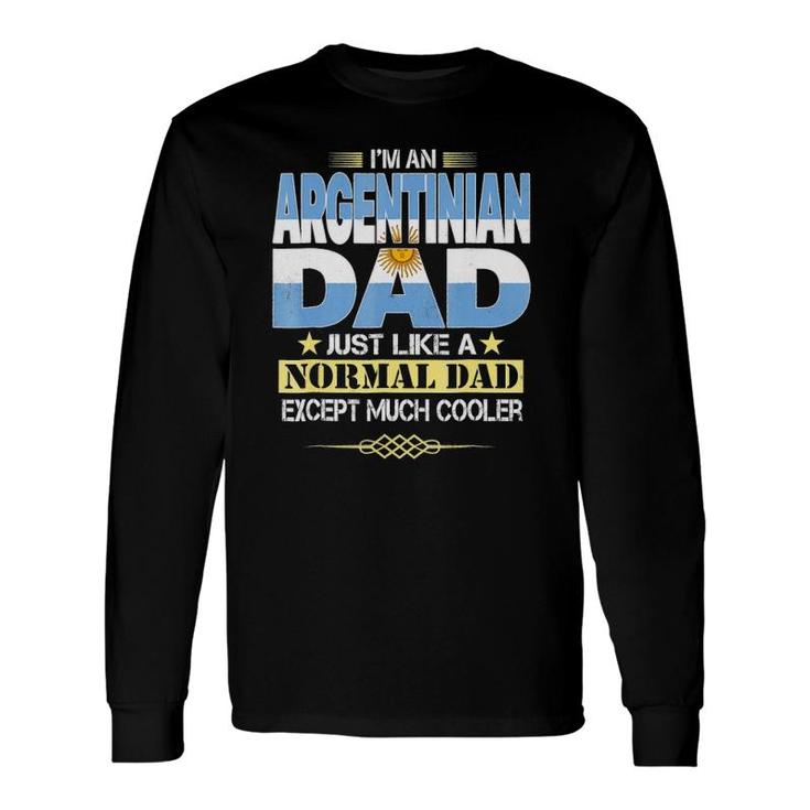 Argentinian Dad Father's Day Long Sleeve T-Shirt T-Shirt