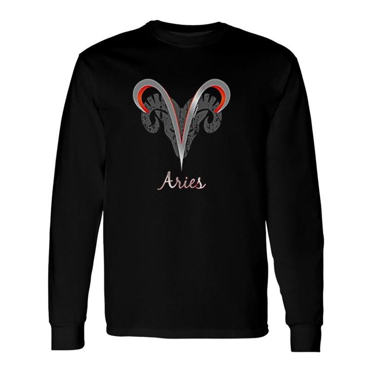 Aries Symbol Long Sleeve T-Shirt T-Shirt