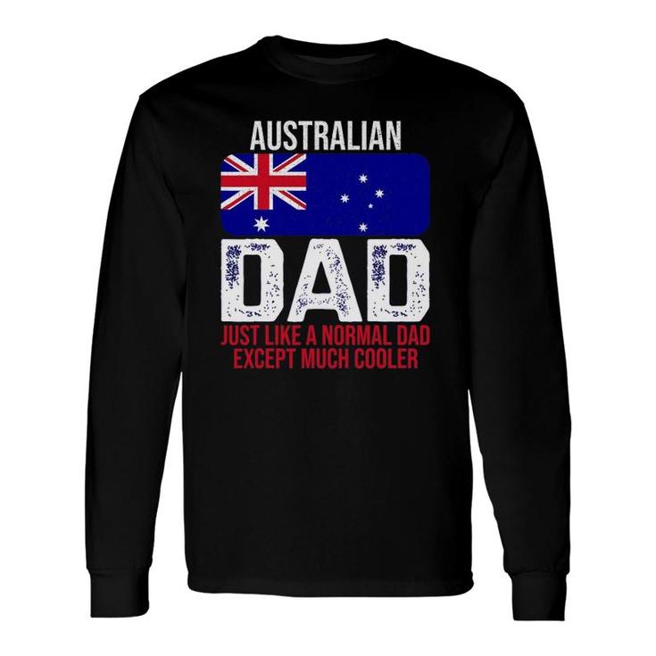 Australian Dad Australia Flag For Father's Day Long Sleeve T-Shirt T-Shirt